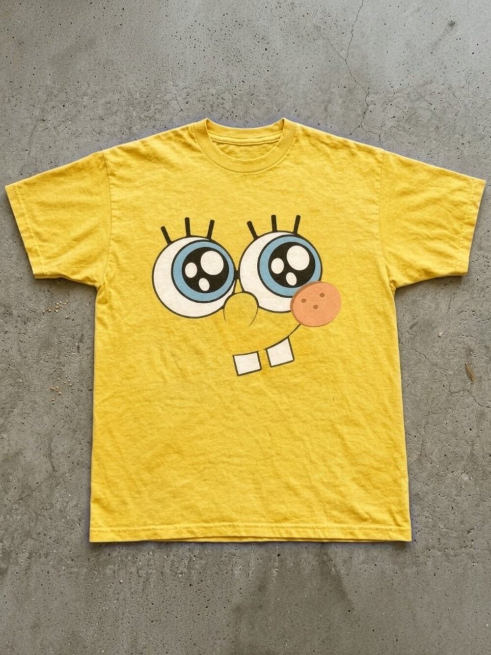 Gildan SpongeBob Big Eyes Yellow Graphic T-Shirt